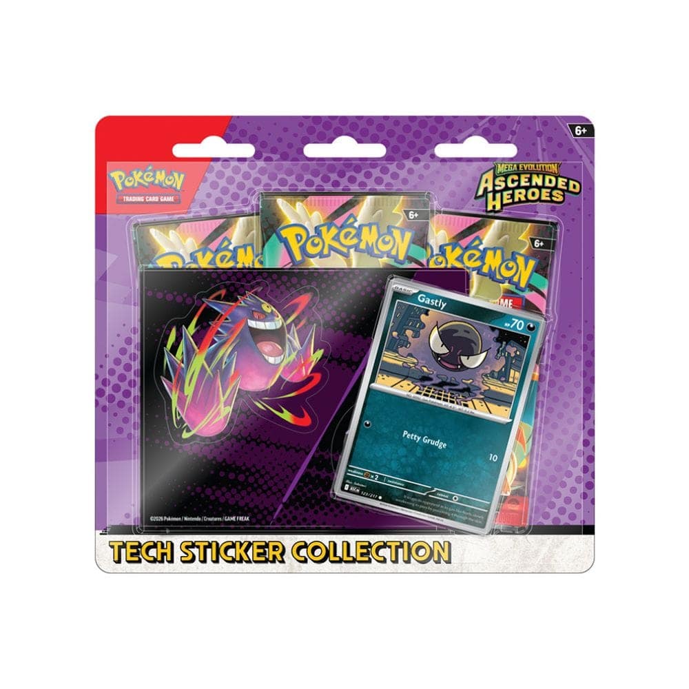 Pokémon TCG Ascended Heroes – Tech Sticker Collection – Gastly