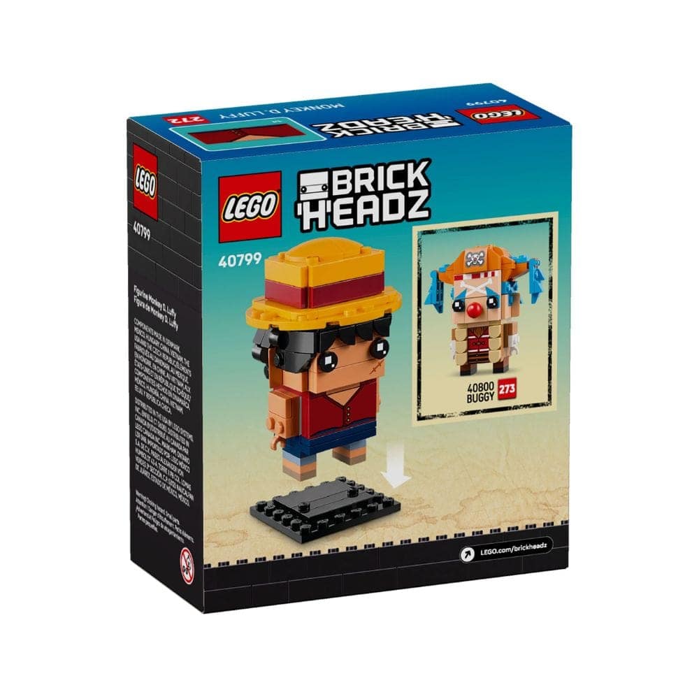LEGO 40799 Figurka Monkey D. Luffy’ego – BrickHeadz - obrazek 3