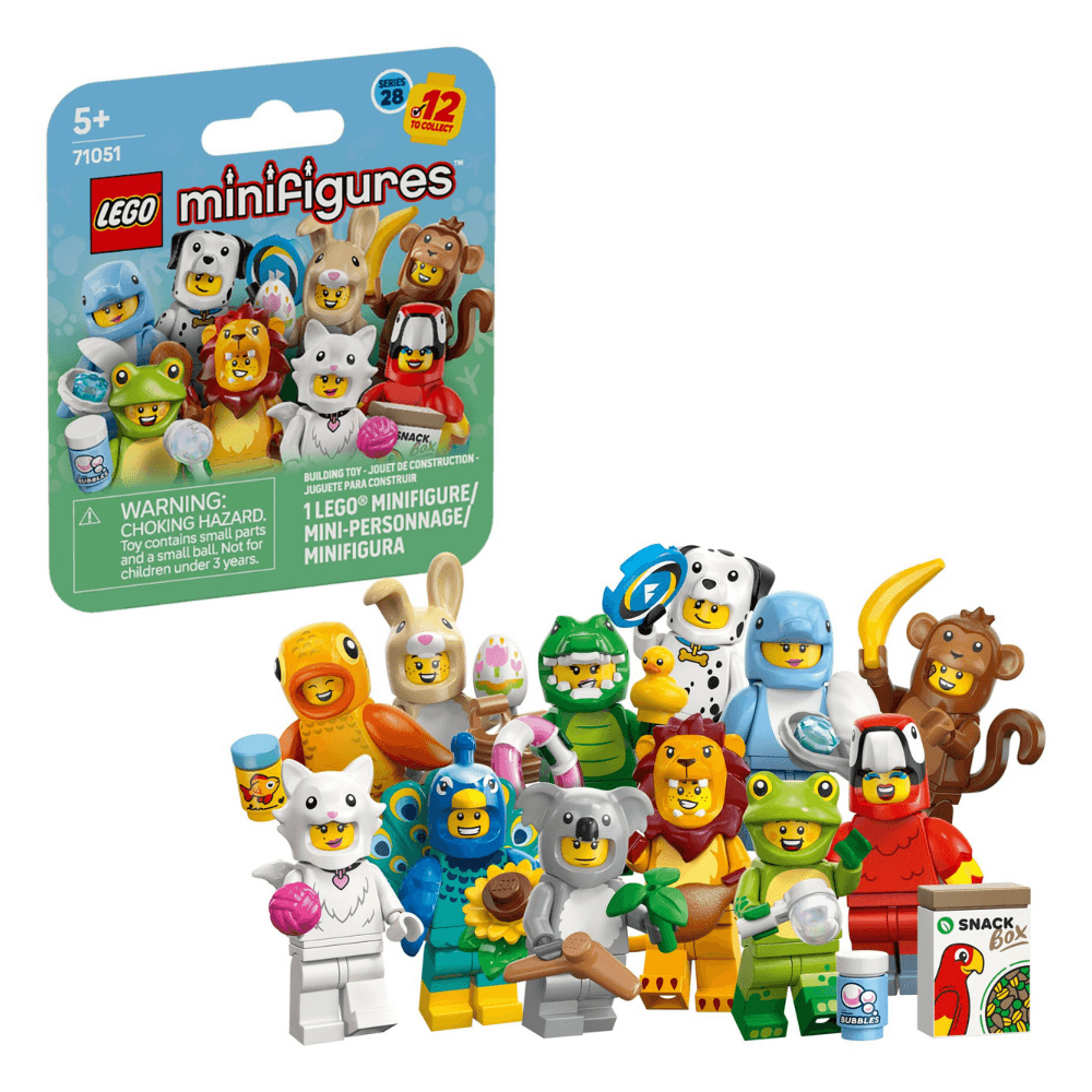 LEGO Minifigures 71051 Series 28 Zwierzęca Komplet Cała seria