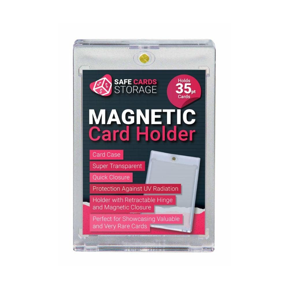Magnetic Card Holder 35pt Safe Cards Storage
