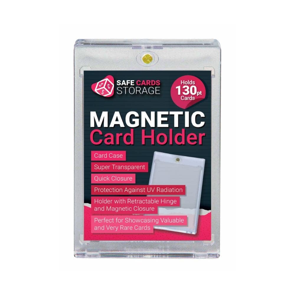Magnetic Card Holder 130pt Safe Cards Storage
