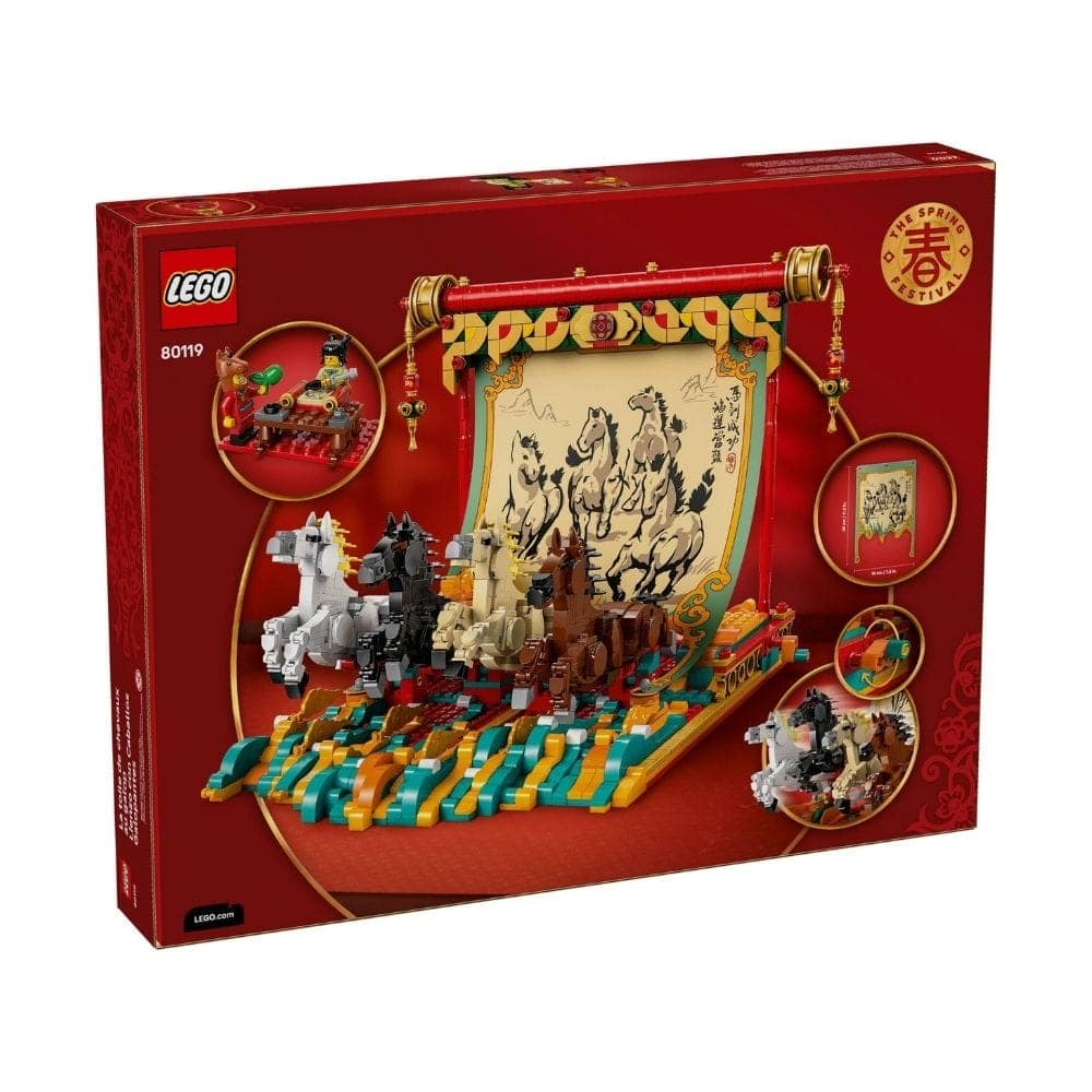 LEGO 80119 Obraz z galopującymi końmi - obrazek 3