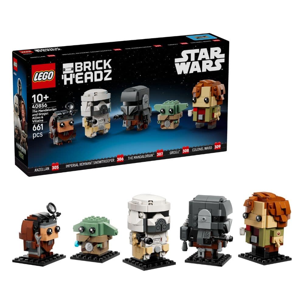 LEGO BrickHeadz 40856 The Mandalorian and Grogu: Sojusznicy i złoczyńcy