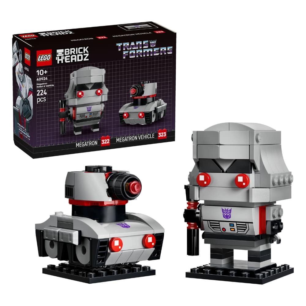 LEGO BrickHeadz 40924 Megatron jako robot i pojazd