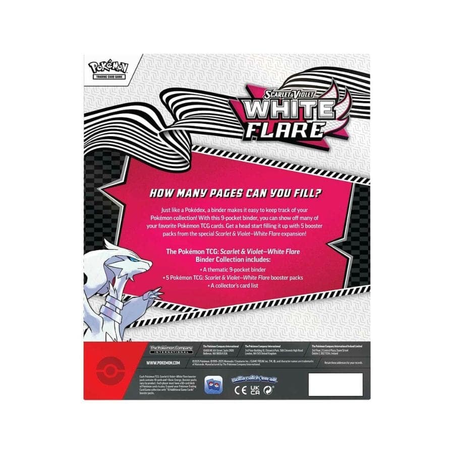 Pokémon TCG White Flare Binder Collection - Reshiram